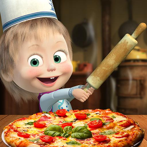 Game Masha and the Bear: Cooking Pizza